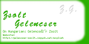 zsolt gelencser business card